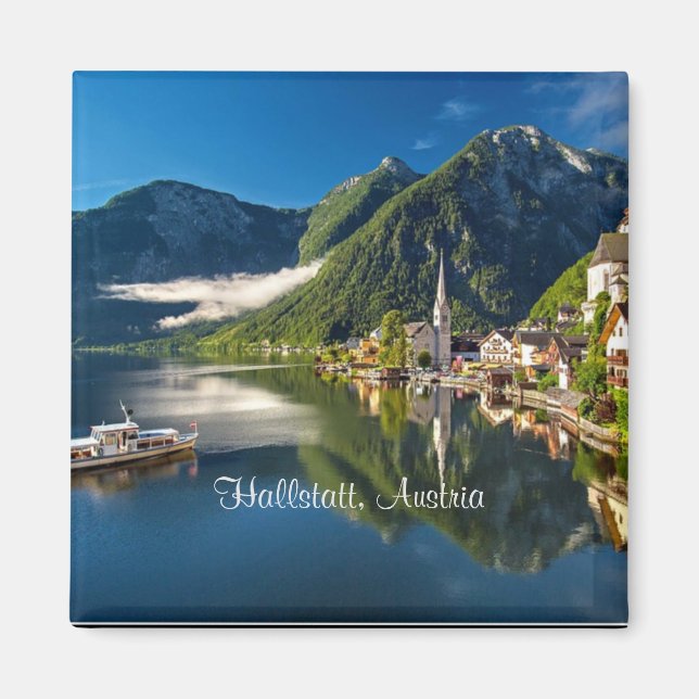 Hallstatt, Austria scenic photograph Magnet (Front)