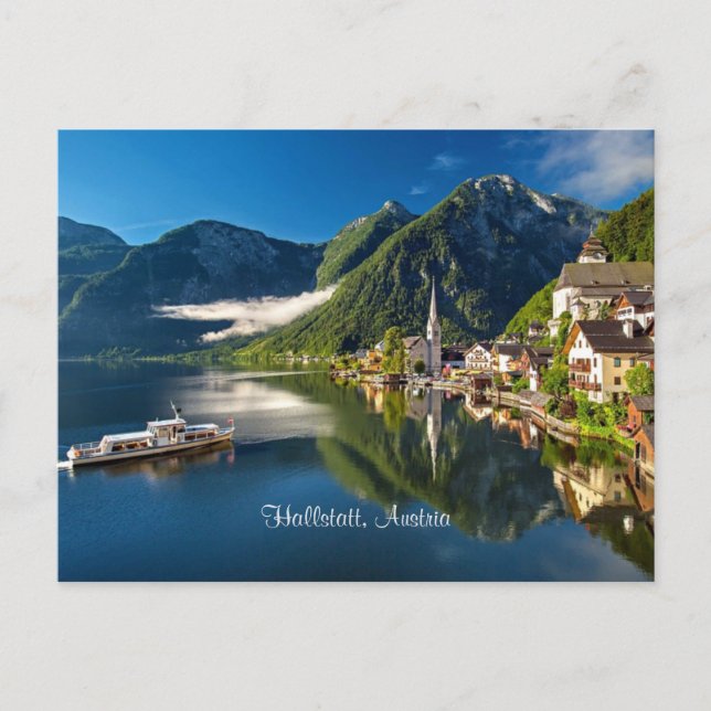 Hallstatt, Austria scenic photograph Postcard (Front)