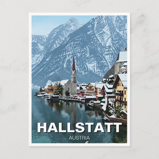 Hallstatt Austria Travel Postcard (Front)