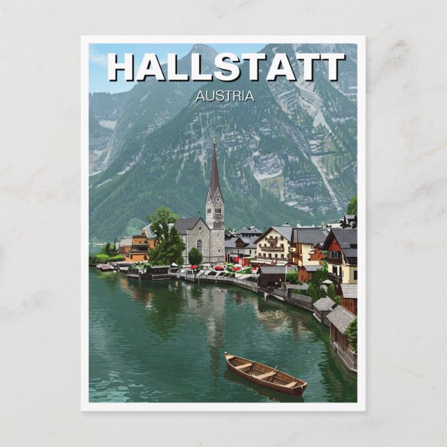 Hallstatt Austria Travel Postcard (Front)