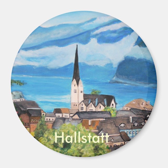 Hallstatt in Austria Magnet (Front)