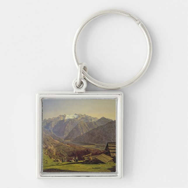 Hallstatter-See (oil on canvas) Keychain (Front)