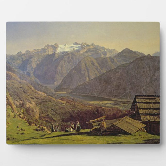 Hallstatter-See (oil on canvas) Plaque (Front)
