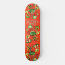 Hallucinogenic Plants Skateboard