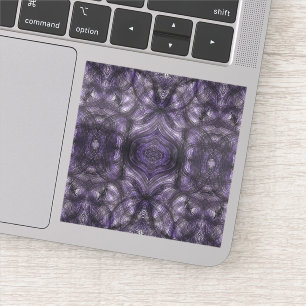 Hallways Dark Purple Abstract Watercolor Art