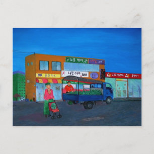 Halmoni's Baby ( Korean Grandmother) Postcard