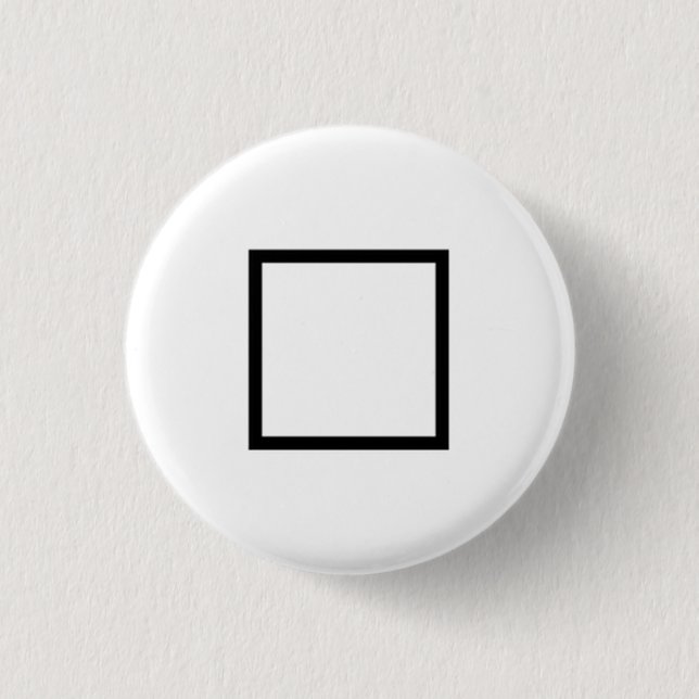 Halmos Symbol 1 Inch Round Button (Front)