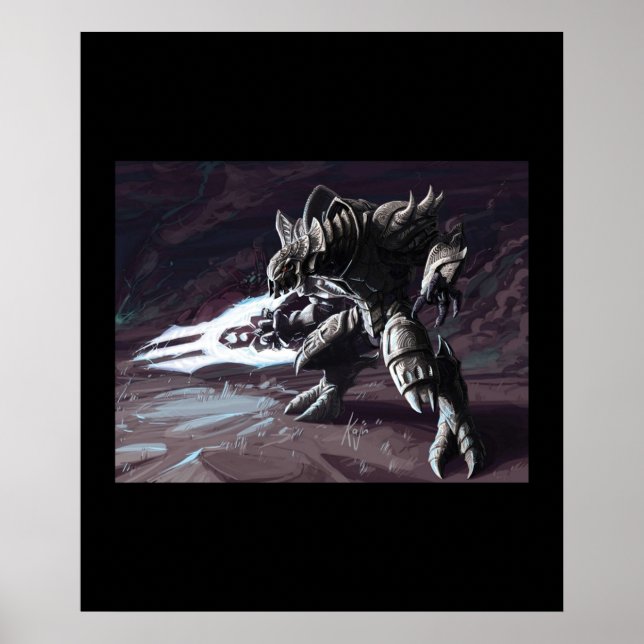 Halo Elite Artwork Energy Sword Poster (Front)