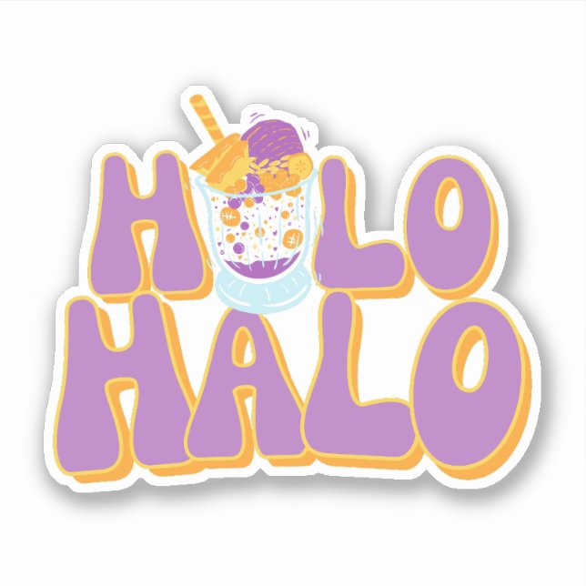 Halo-Halo Sticker (Front)