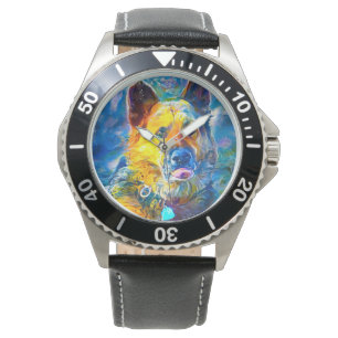 Halo: Portrait of a German Shepherd Watch
