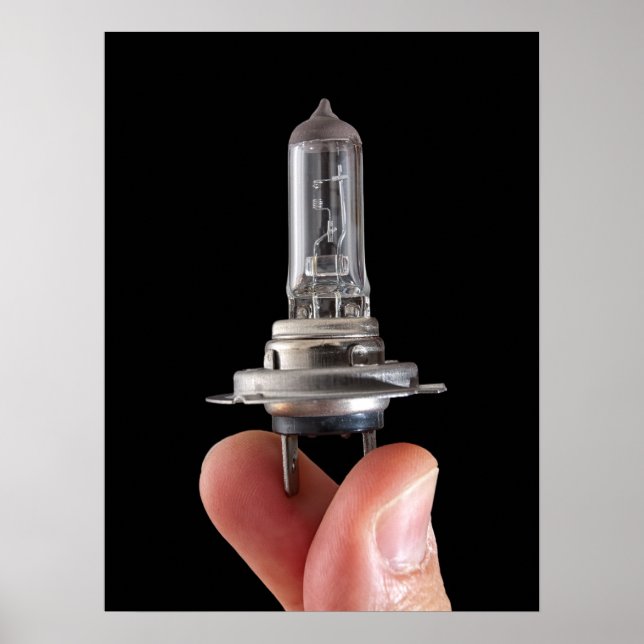 Halogen bulb poster (Front)