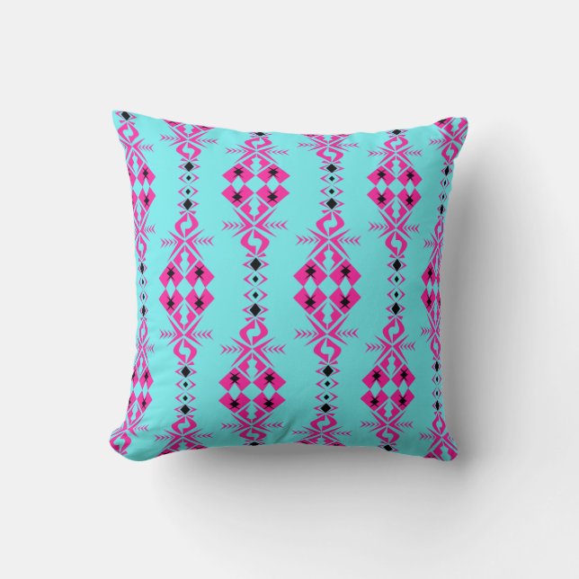 Halona ~ Of Happy Fortune Throw Pillow (Front)