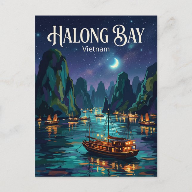 Halong Bay Vietnam Postcard (Front)