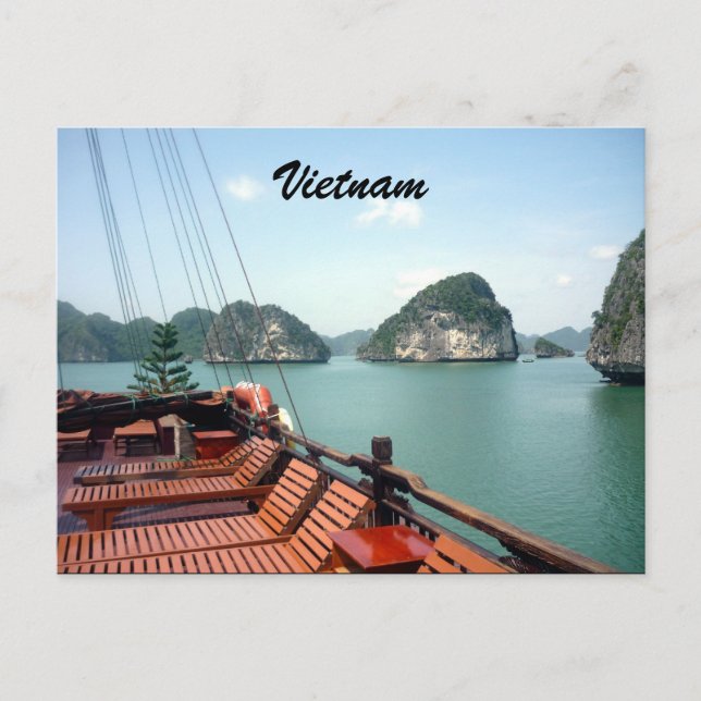halong boat postcard (Front)