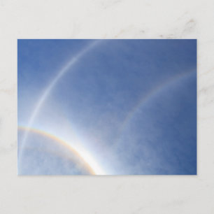 Halos around the sun postcard