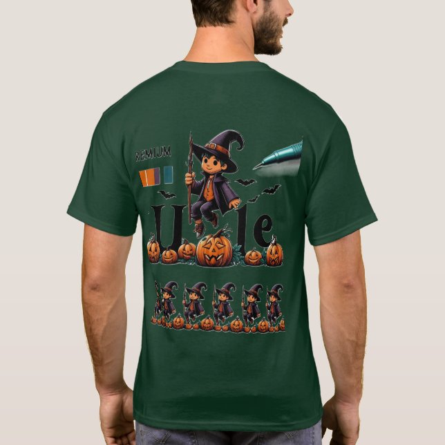 haloween boy power T-Shirt (Back)