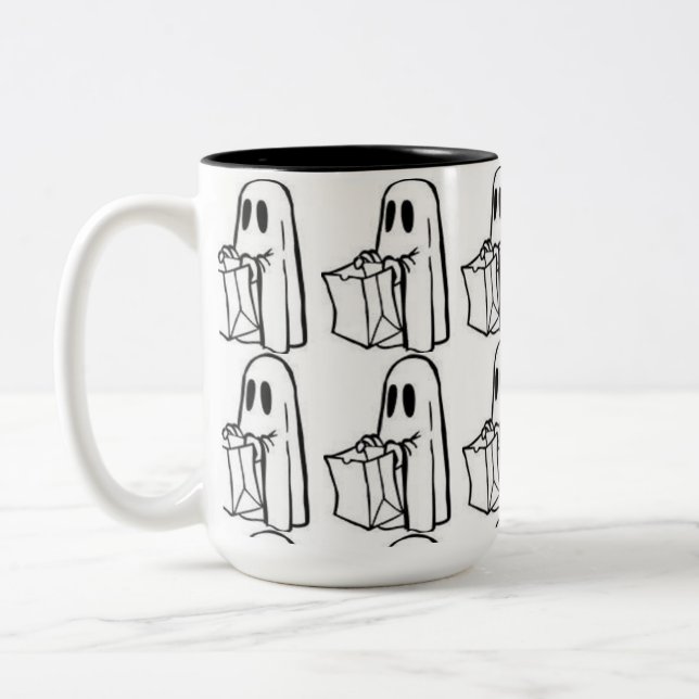 HALOWEEN GHOST SCARY MUG (Gauche)