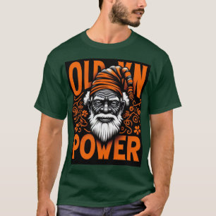 haloween vieux homme puissance T-shirt