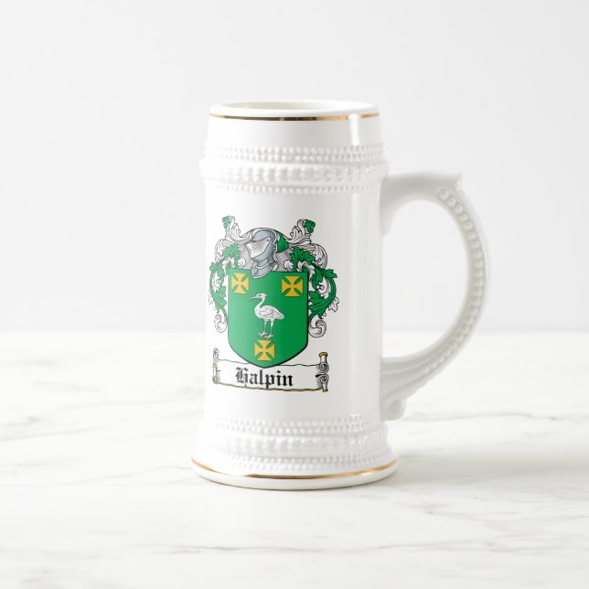 Halpin Family Crest Beer Stein (Right)