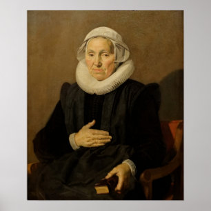 Hals - Portrait Of Sara Andriesdr Hessix Poster