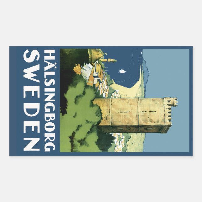 Halsingborg ~ Sweden Sticker (Front)