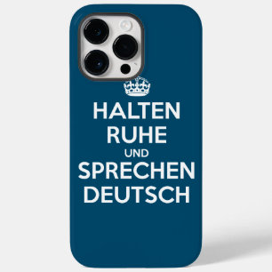 Halten Ruhe und Sprechen Deutsch Case-Mate iPhone 14 Pro Max Case