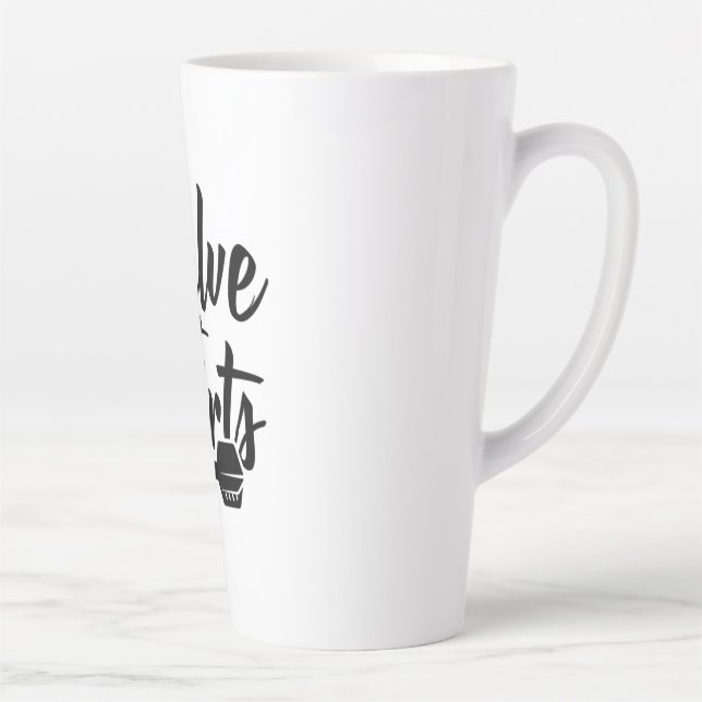 Halve It Darts Latte Mug (Right)