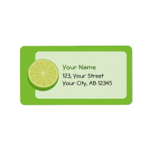 Halve Lime Label