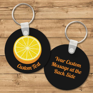 Halve Orange Keychain