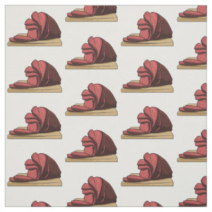 Ham cartoon illustration fabric