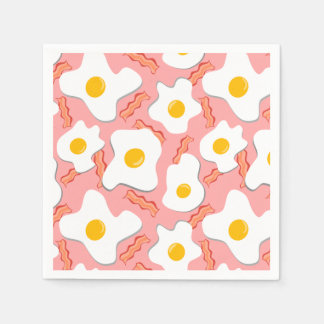 Ham, Eggs & Side Of Bacon Napkin