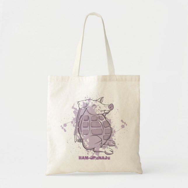 Ham-Grenade Tote Bag (Front)