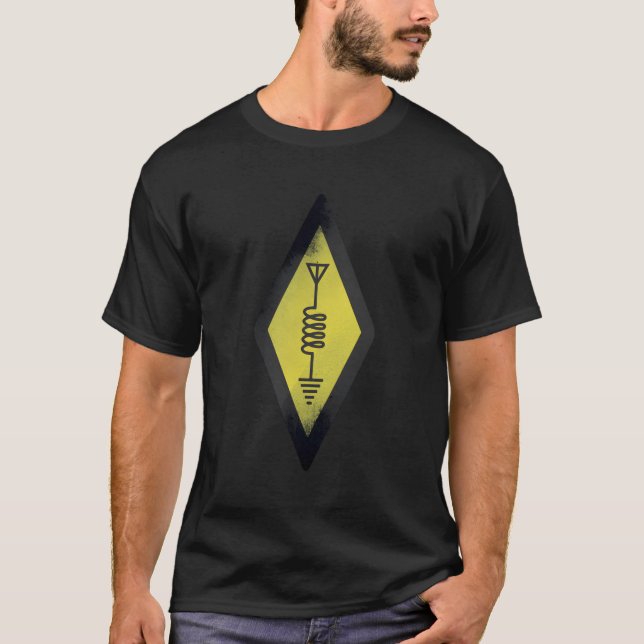 Ham International Amateur Radio Symbol Cute Operat T-Shirt (Front)