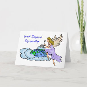 Ham Radio Angel Sympathy Card   Customize It!