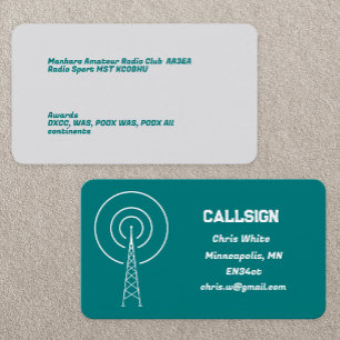 Ham Radio Business Card