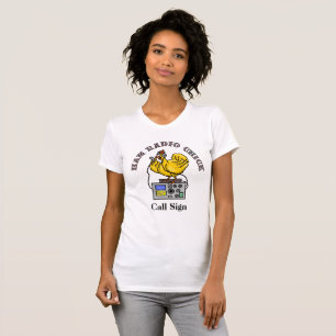 Ham Radio Chick T-shirt Customize It!