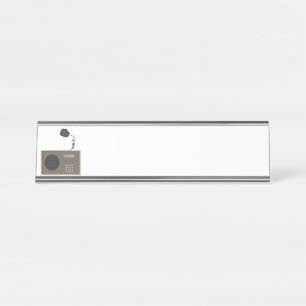 Ham Radio Desk Name Plate