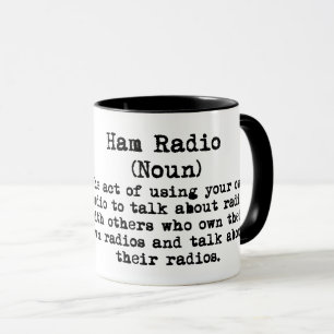 Ham Radio Funny Definition Mug  Customize It!