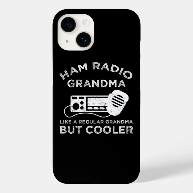 Ham Radio Grandma Like Regular Grandma But Cooler Case-Mate iPhone Case (Back)