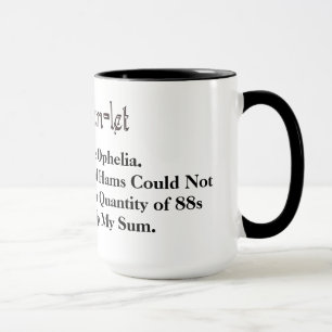 Ham Radio Hamlet Ophelia Love Citation Mug