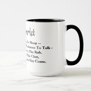 Ham Radio Hamlet Quote To die, to sleep Mug
