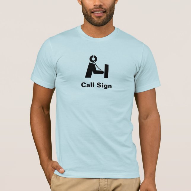 Ham Radio Icon T-shirt to Customize (Front)