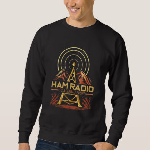 Ham Radio It's A Contact Sport Sweatshirt