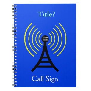 Ham Radio Notebook with Transmitter