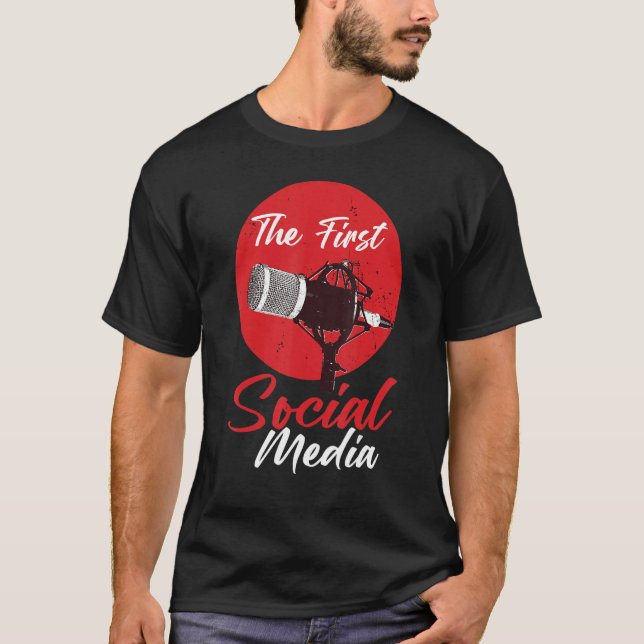 Ham Radio Operator Administrator Nerd First Antenn T-Shirt (Front)