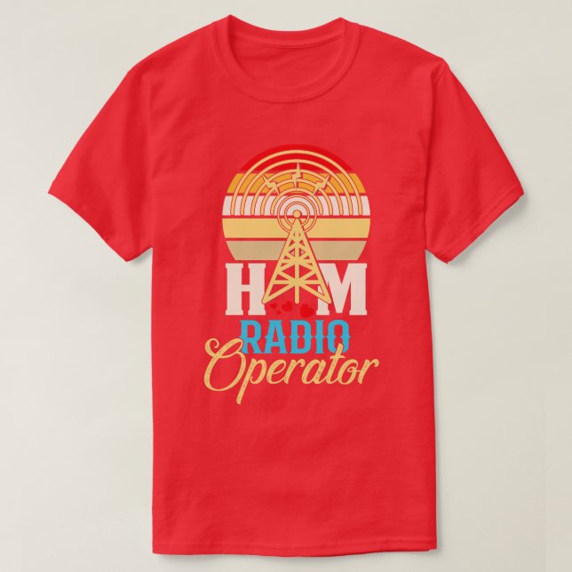 Ham Radio Operator  T-Shirt (Design Front)