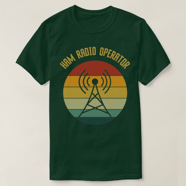 Ham Radio Operator Vintage  T-Shirt (Design Front)