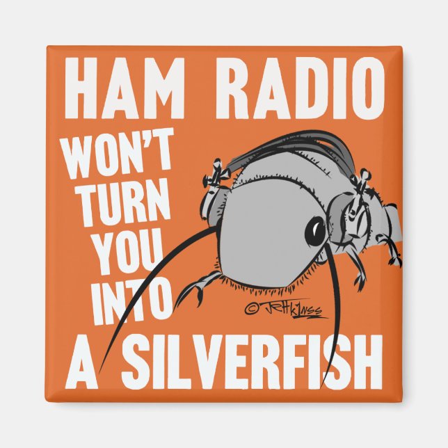 HAM RADIO Recrutement Magnet de rassurance (Devant)