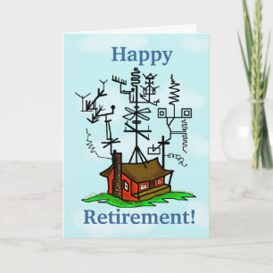 Ham Radio Retirement Greeting Card Customize It!