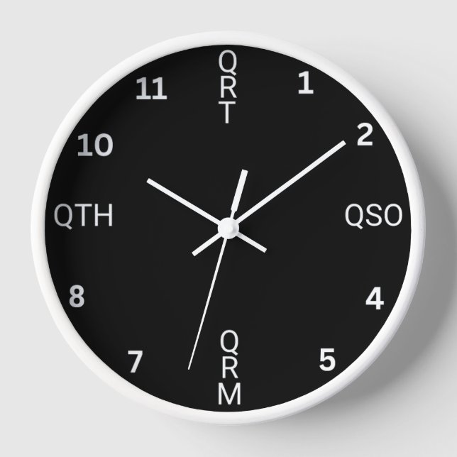 Ham Radio Wall Clock (Front)